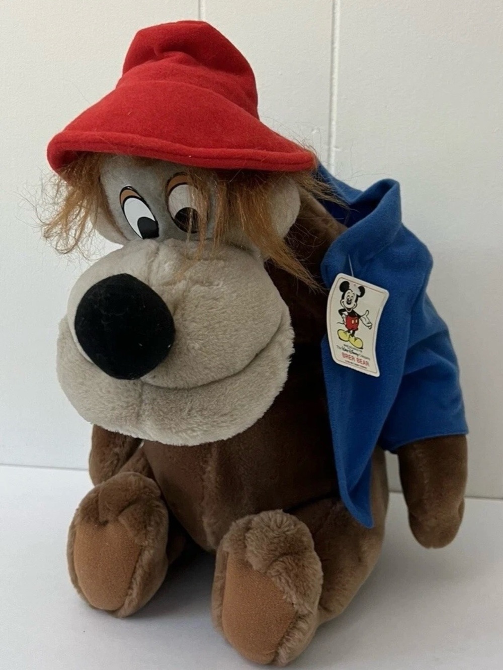 Disneyland Disney World Brer Bear Vintage 15" Plush Song of the South Orig Tag